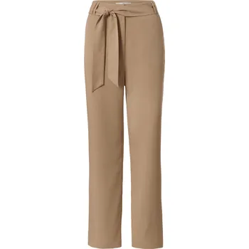 Dámské oblečení 648124 - Tchibo - Tkané kalhoty s opaskem - pro ženy - vel. 36 - barva: béžová