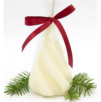 Svíčka VOŇAVÁ SVÍČKA VE TVARU STROMEČKU Sojová DEKORATIVNÍ SVÍČKA VÁNOČNÍ