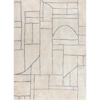 Koberec Hans Home Kusový koberec Fusion 0806 cream/l. grey - 80x150