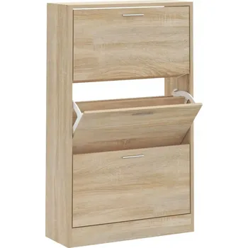 Botník Botník, 3 zásuvky, dub sonoma, 63x24x103 cm