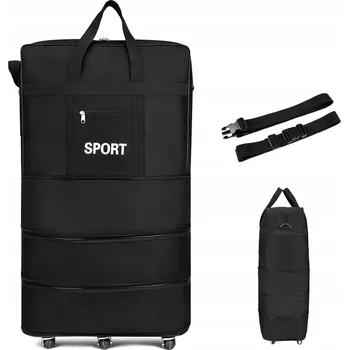 XXL Cestovní taška na kolečkách velký kufr rám praktická pohodlná