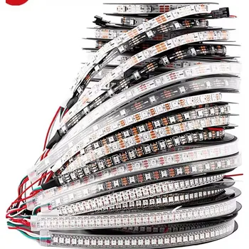 Příslušenství k 3D tiskárně Digitální RGBW LED pásek 12V WS2811 5m 60LED/m bíle PCB IP30