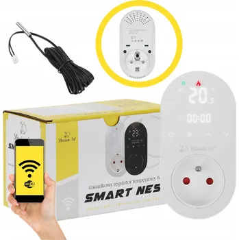 Zásuvkový regulátor teploty TIMER WiFi SMART