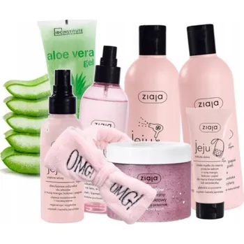 Kosmetická sada Kosmetická sada Ziaja jeju růžová mlha 200 ml + mýdlo 75 ml