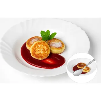 Talíř Hluboký talíř na polévku Galicja Bianco 23 cm