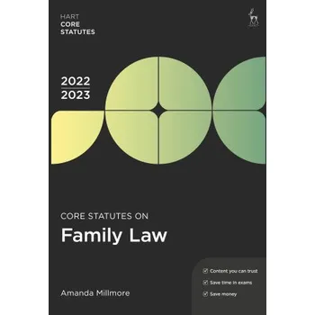 Populárně naučná literatura pro dospělé Core Statutes on Family Law 2022-23 (Brožovaná)