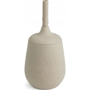 Obraz Nuuroo - silikonový hrneček se slámkou Žirafa