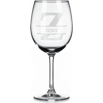 Sklenice Vínová sklenka s gravírovaným jménem – ZENO