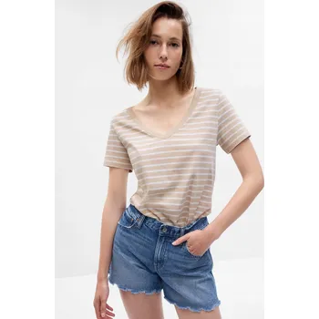 Dámské tričko DÁMSKÉ TRIČKO TRIČKO S PRUHY 100% BAVLNA GAP VINTAGE XXL