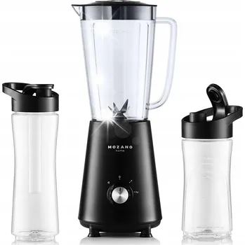 VÝKONNÝ STOLNÍ MIXÉR NA KOKTEJLY Smoothie + 2 NÁDOBY + 2 LAHVE Mixér