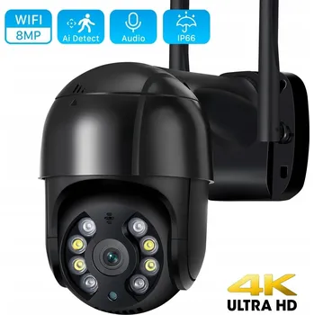 IP kamera OTOČNÁ WIFI VENKOVNÍ KAMERA 4K 8MP UltraHD UHD