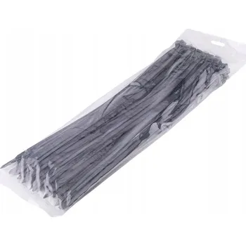 Organizace kabelů NYLONOVÉ UPÍNACÍ PÁSKY STAHOVACÍ PÁSKY 7,6X400 MM 100 KS ČERNÉ