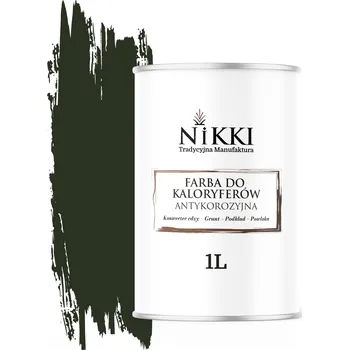 barva na kov Barva pro radiátory Antikorozní Odolná 1L Lesklá Zeleň 3v1