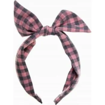 Čelenka Čelenka pro holčičku Rockahula Kids "Happy Days" s mřížkou a mašličkou