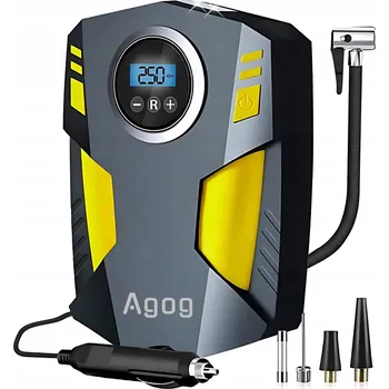 Kompresor KOMPRESOR 12V AUTOMOBILOVÝ PŘENOSNÝ VÝKONNÝ 10 BAR ELEKTRICKÁ PUMPA AGOG
