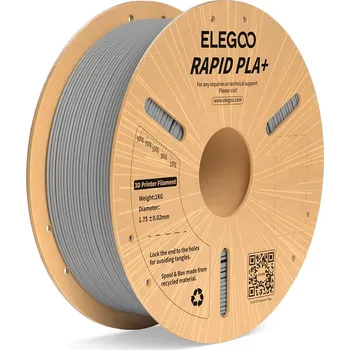 Filament Elegoo RAPID PLA+ Šedá / Gray 1 kg - Filament