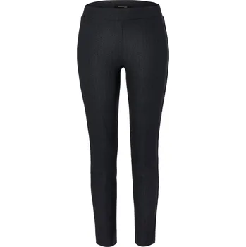 Dámské kalhoty 602367 - Tchibo - Strečové kalhoty s dekorativním páskem - pro ženy - vel. 36 - barva: černá