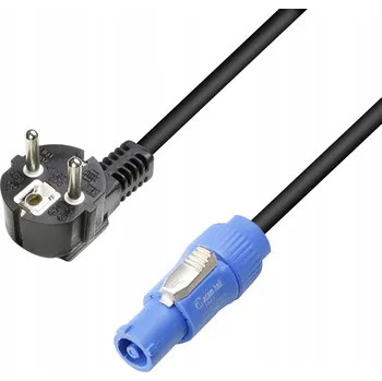 Napájecí kabel Napájecí kabel powercon - schuko Adam Hall 8101PCON0300X 3 m