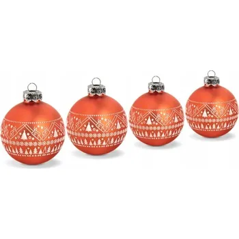 Vánoční dekorace VÁNOČNÍ BAŇKY | 4 KUSY | STIHL