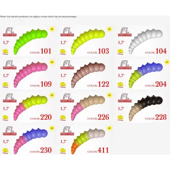 Umělá nástraha Nástraha FRESH LURES BIG JUNIOR 1,7" (4,3 cm) kol.201 7ks NA PSTRUHA KILLER