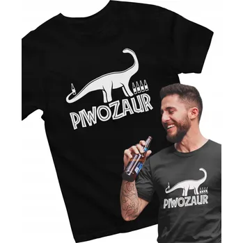 Pánské tričko Vtipné pánské Tričko pro pivaře PIVO PIVOZAUR Dárek pro kluka XL