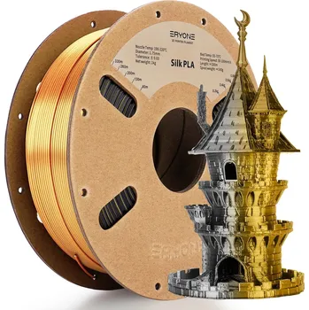Filament ERYONE PLA Filament - Dvoubarevný 1kg (černá, zlatá) - Filament
