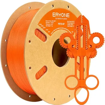 Filament ERYONE PETG Glass Fiber - oranžová 1kg - Filament