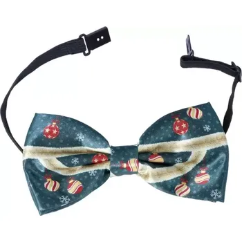 Motýlek Zelený motýlek s vánočními motivy