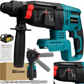 Pneumatické kladivo Akumulátorové vrtací kladivo SDS Plus Gisam 2 J 1680 W