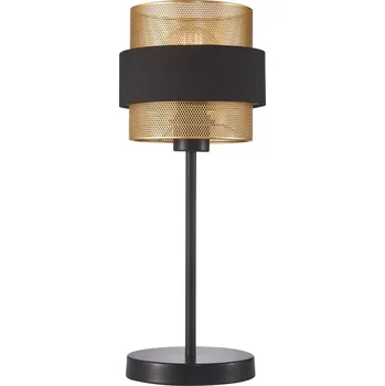 Lampička Stolní lampa Italux Bans černá, žlutá 40 W