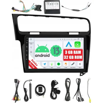 Autorádio 2DIN AUTORÁDIO S NAVIGACÍ ANDROID VOLKSWAGEN GOLF VII 3/32GB DSP CARPLAY LTE