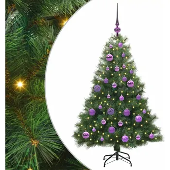 Vánoční stromek Umělý vánoční stromeček s stojanem Zelená 120 cm PE a PVC