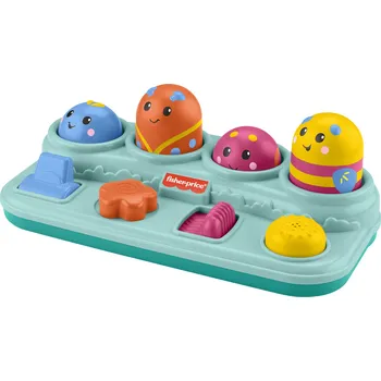 Hračka pro nejmenší Fisher Price Montessori hračka pro děti táhni, posouvej, mačkej broučci