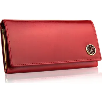 Peněženka Betlewski dámská kožená peněženka s RFID ochranou, kapsa na mince s klipem