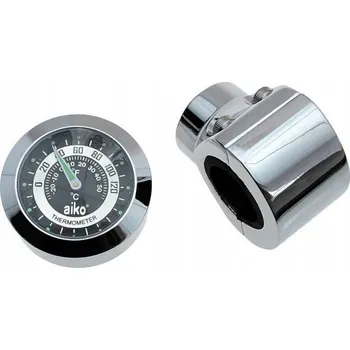 Domácí teploměr MOTOCYKLOVÝ TEPLOMĚR NA ŘIDÍTKA CHROMOVANÝ (130)