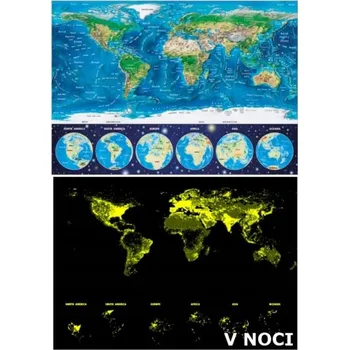 Puzzle Puzzle Educa 1000 dílků Puzzle 1000 DÍLKŮ Neonová mapa světa