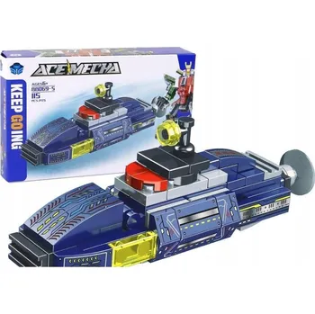 ostatní stavebnice Stavebnice Loď ponorky, 115 dílků, Samolepky