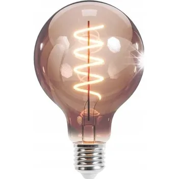 Žárovka LED žárovka Filament E27 G95 4W 230V 2000K 250lm SF kouřová Forever Light