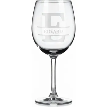 Sklenice Vínová sklenka s gravírovaným jménem – EDVARD
