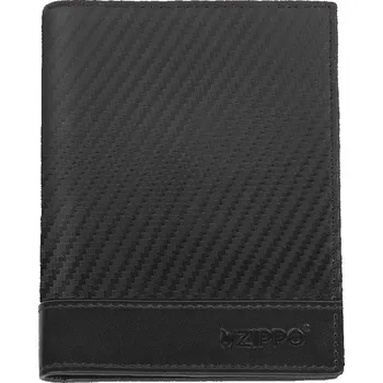 Peněženka 44194 Kožené pouzdro na cestovní pas Zippo Carbon