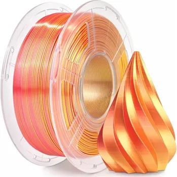 Filament JAYO PLA+ Silk dvoubarevný 1.1 kg - zlatá červená - Filament