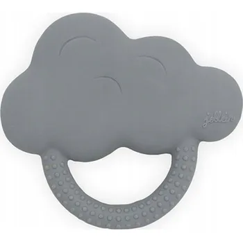 Jollein kousátko pro miminko z přírodního kaučuku Obláček Cloud STORM GREY (Šedá)