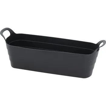 Květináč Černý plast Květináč Koopman 44,5 cm x 44,5 x 14,5 cm