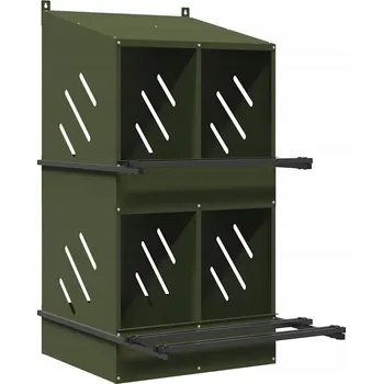 SNÁŠKOVÉ HNÍZDO PRO SLEPICE, SNÁŠKOVÁ KLATKA, HNÍZDO PRO SLEPICE SE 4 ODDÍLY