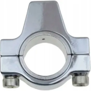 Zrcátko pro motocykl DRŽÁK ZRCÁTKA NA ŘÍDÍTKA M10 CHROM (1551)