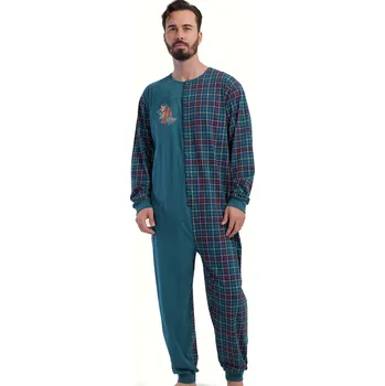 Pánské pyžamo 1P2034 zelená XL