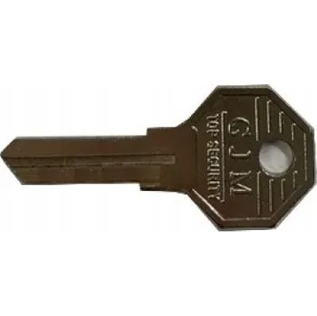 Visací zámek Klíč GJM surový pro visací zámek 40 PVC, pro zámek dveří