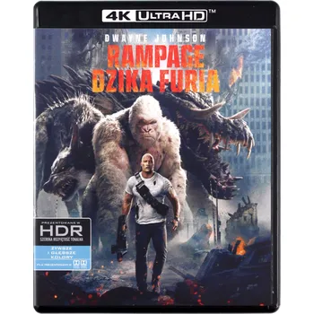 Blu-ray film Rampage. Dzika furia Blu-ray 4K disk