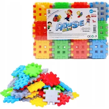 ostatní stavebnice Stavební Stavebnice MINI ADUSIE WAFFLE 72 dílů