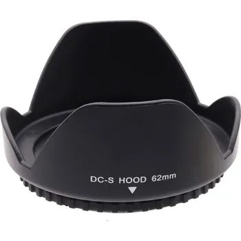 Plastová sluneční clona typu tulipán se závitem pro objektiv 62mm